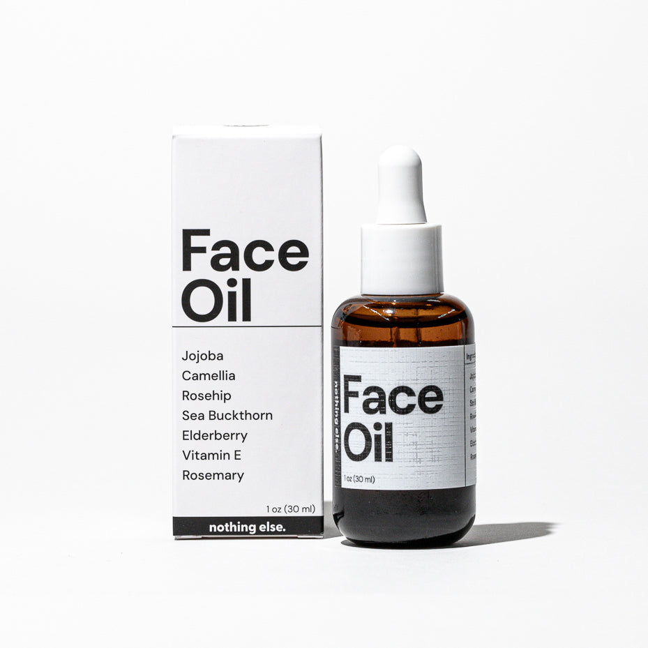 Face Oil – nothing else.