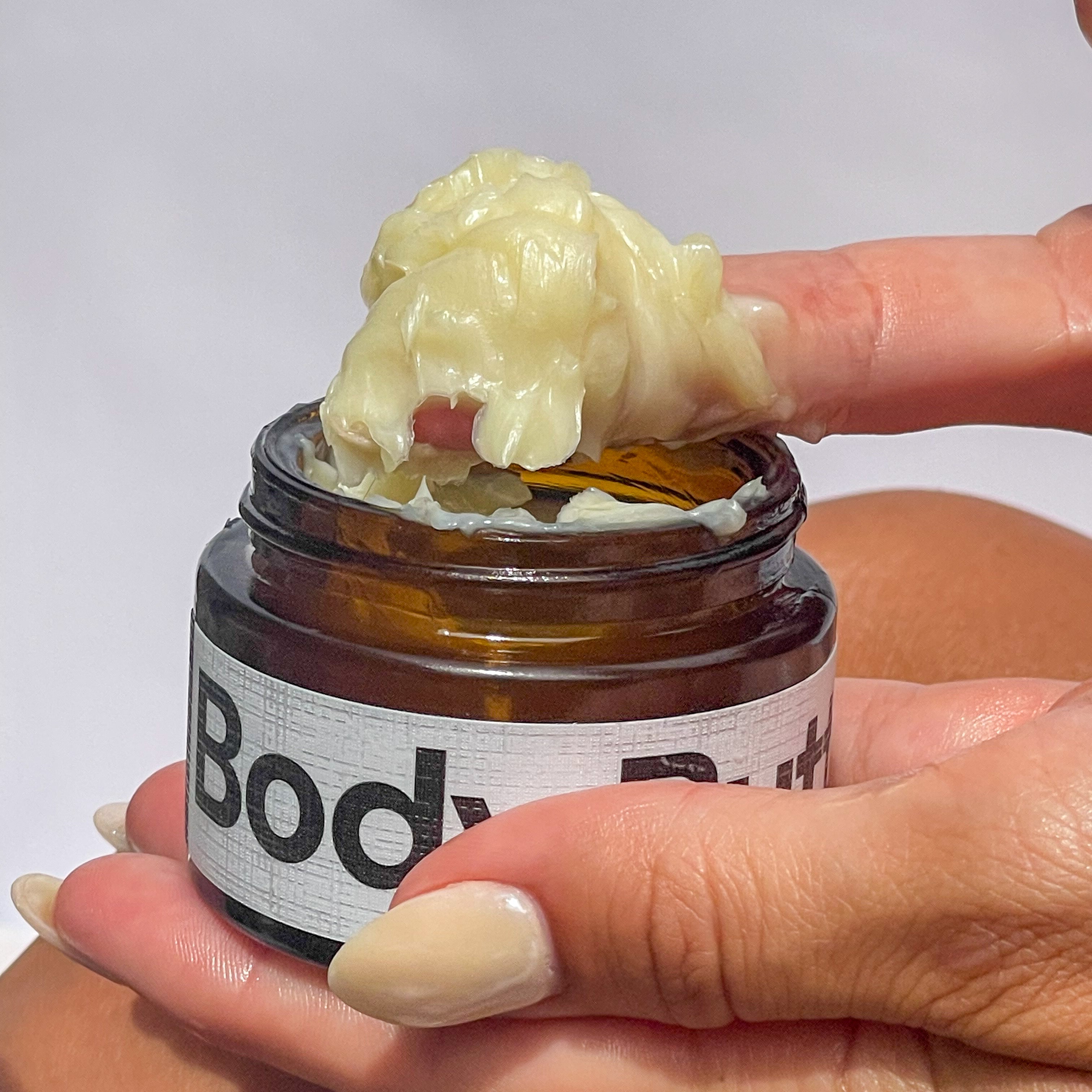 Body Butter – nothing else.
